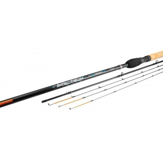 Lansetă Trabucco Spectrum XTS Stillwater Feeder, 3.90m/80g, 3+3buc