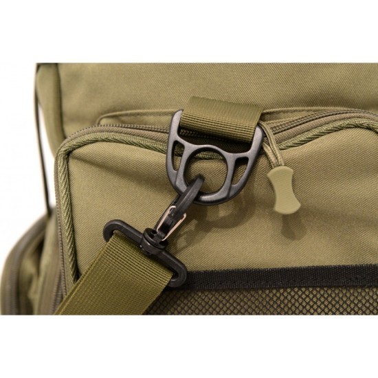 Geantă spinning + 4 cutii Trakko Front Open, Olive Green, 50x38x42cm