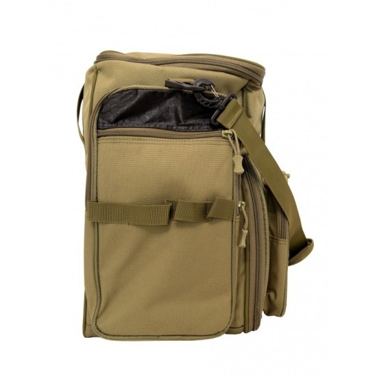 Geantă spinning + 4 cutii Trakko Front Open, Olive Green, 50x38x42cm