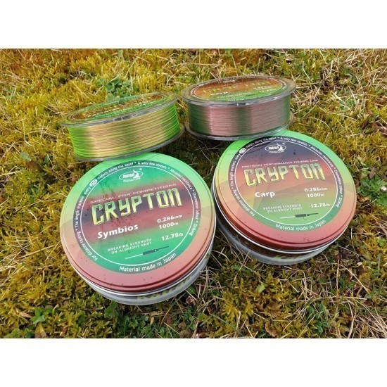 Fir monofilament Katran Crypton Carp, Camo, 0.405mm/25.3lb/11.50kg, 750m