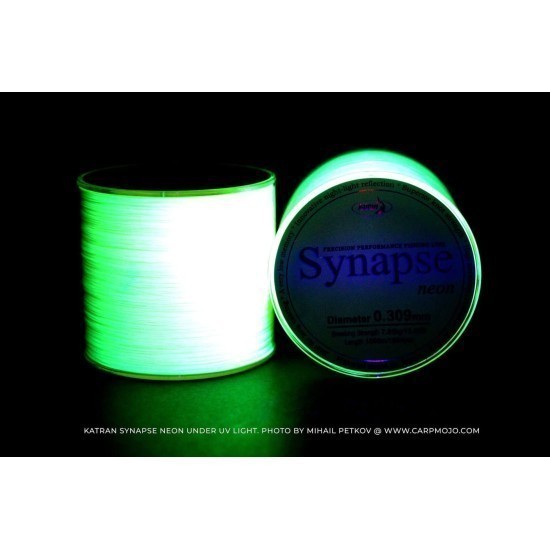 Fir monofilament Katran Synapse Neon, 0.437mm/29.30lb/13.30kg, 750m