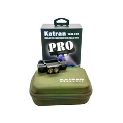 Lanternă frontală Katran Headlamp W/B 460 PRO (Case+Battery)