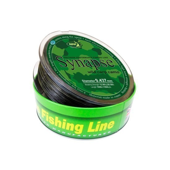 Fir monofilament Katran Synapse Wild Carp Camo, 0.371mm/20.50lb/9.28kg, 1000m