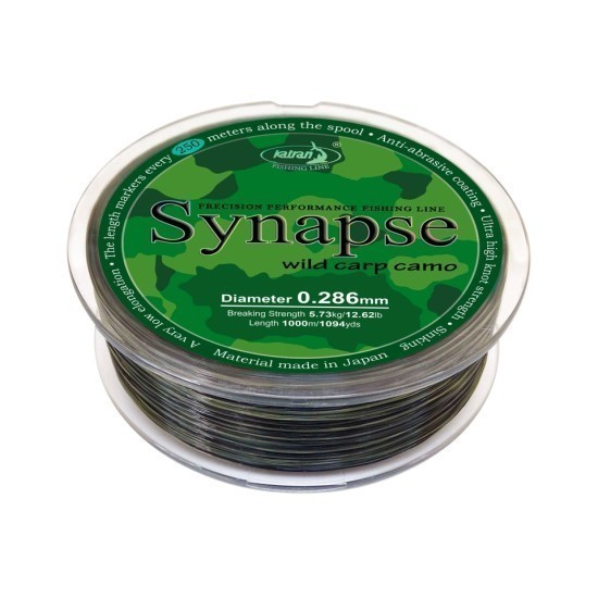 Fir monofilament Katran Synapse Wild Carp Camo, 0.371mm/20.50lb/9.28kg, 1000m