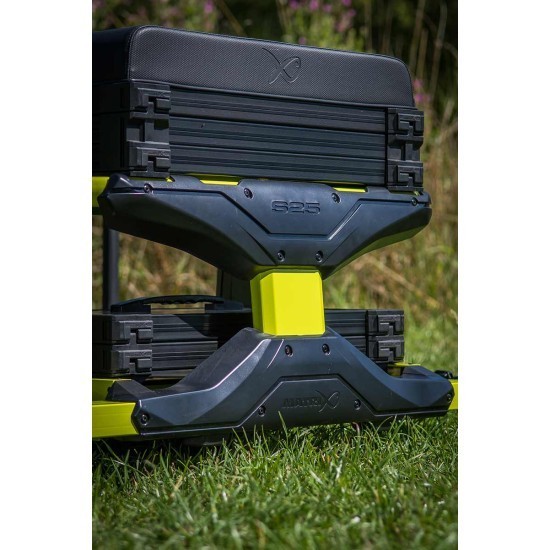 Scaun modular Matrix S25 Pro Seatbox, Lime/Black, 78.1x72.1cm Scaun modular Matrix S25 Pro Seatbox, Lime/Black, 78.1x72.1cm