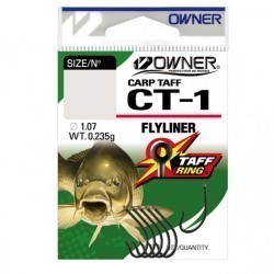 Cârlige Owner CT-1 Carp Flyliner, Nr.8, 6buc/plic