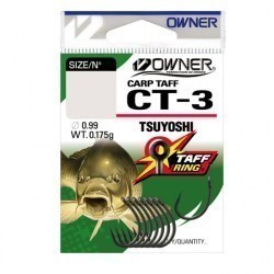 Cârlige Owner CT-3 Carp Tsuyoshy, Nr.6, 8buc/plic