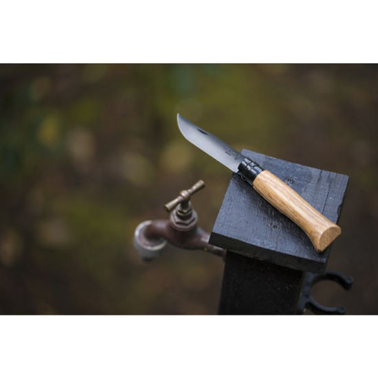 Briceag + cutie Opinel Plumier No.08 Black Edition, 8cm/Inox