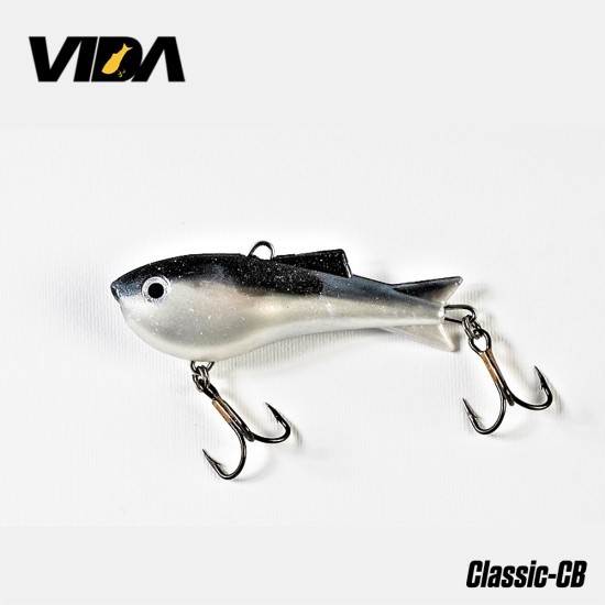 Cicadă siliconică Vida Classic 4cm 6g, culoare CB