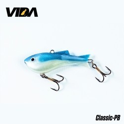 Cicadă siliconică Vida Classic 8cm 40g, culoare PB