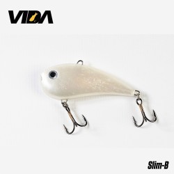 Cicadă siliconică Vida Slim 7cm 30g, culoare B