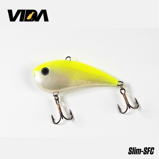 Cicadă siliconică Vida Slim 7cm 30g, culoare SFC