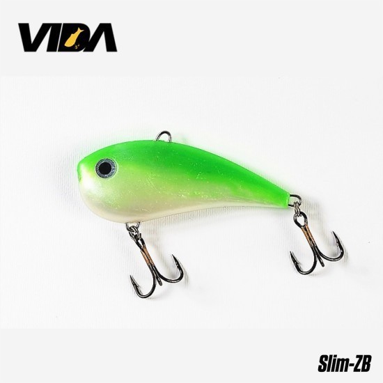 Cicadă siliconică Vida Slim 7cm 30g, culoare ZB