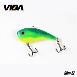 Cicadă siliconică Vida Slim 6cm 24g, culoare ZZ