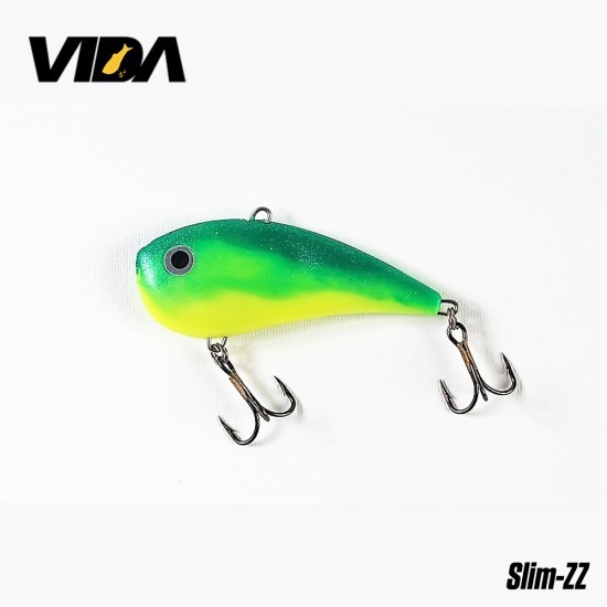 Cicadă siliconică Vida Slim 7cm 30g, culoare ZZ