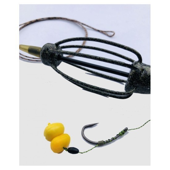 Montură crap Smax Leadcore Carp Ready Rig Nr.4/50g, 1buc/plic