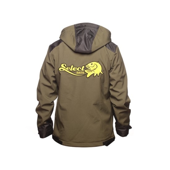 Jachetă Select Baits New Wave Softsheel Fleece Insulated, Green/Black, Medium Jachetă Select Baits New Wave Softsheel Fleece Insulated, Green/Black, Medium