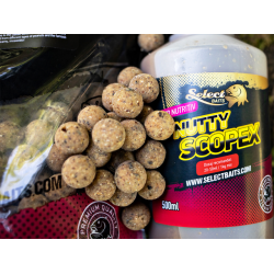 Boilies Select Baits, 15mm, Nutty Scopex, 5kg