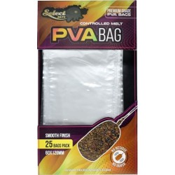 Pungi Pva Select Baits Pva Bag, 60x120mm, 25buc/plic