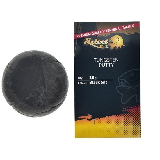 Pastă tungsten Select Baits Tungsten Putty, Black Silt, 20g