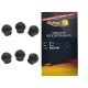 Opritoare Select Baits Tungsten Helicopter Beads, Black Silt, 0.6mm/0.4g, 5buc/plic