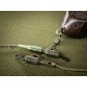 Clips plumb pierdut cu vârtej si agrafă rapidă Select Baits OneBody Lead Clip with Quick Change Swivel, Weed Green, 5buc/plic