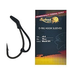 Manșoane cârlig Select Baits D-Rig Hook Sleeves, Nr.6-8, 10buc/plic