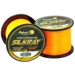 Fir monofilament Select Baits Silkray, Fluo Matt Orange, 0.40mm/1000m