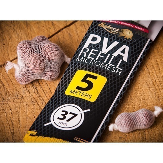 Rezervă plasă Pva Select Baits Micromesh Refill, 37mm/5m