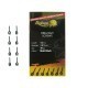 Șurub pentru momeală Select Baits Ring Bait Screws, Matt Black, 3.1mm/12mm, 10buc/plic