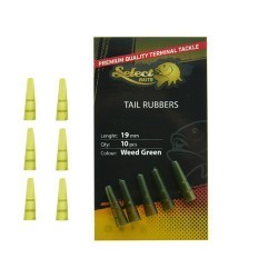 Conuri Select Baits Tail Rubbers, Weed Green, 19mm, 10buc/plic