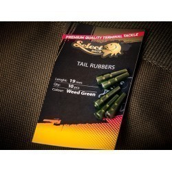 Conuri Select Baits Tail Rubbers, Weed Green, 19mm, 10buc/plic