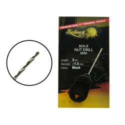 Burghiu Select Baits Boilie&Nut Drill Mini, Black, 1.5mm/3cm