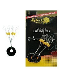 Opritoare Select Baits Silicone Line Stoppers, Small, 18buc/plic