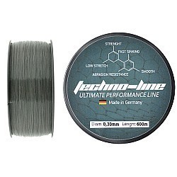 Fir monofilament Select Baits Techno-Line, Titan Grey, 0.35mm/11.8kg/600m