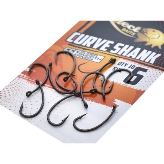 Cârlige Select Baits Curve Shank SSF, Nr.4, 10buc/plic