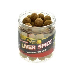 Boilies de cârlig special întărit Select Baits, Liver Spice-Frankfurter, 24mm