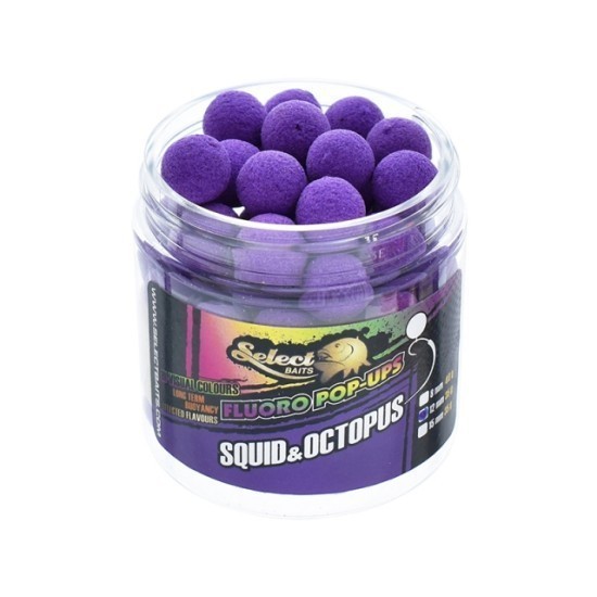 Pop-up Select Baits Fluoro, Squid&Octopus, 12mm/35g