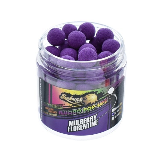 Pop-up Select Baits Fluoro, Mulberry Florentine, 12mm/35g