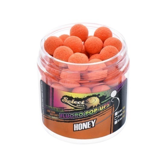 Pop-up Select Baits Fluoro, Honey, 12mm/35g