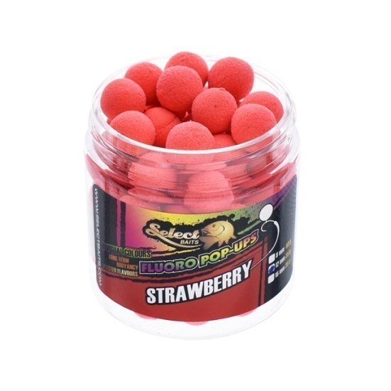 Pop-up Select Baits Fluoro, Strawberry, 12mm/35g