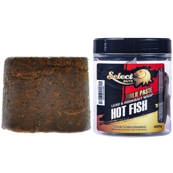 Pastă de boilies Select Baits Lead&Hookbait Wrap, Hot Fish, 400g Pastă de boilies Select Baits Lead&Hookbait Wrap, Hot Fish, 400g