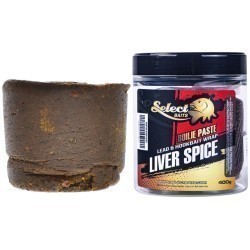 Pastă de boilies Select Baits Lead&Hookbait Wrap, Liver Spice, 400g
