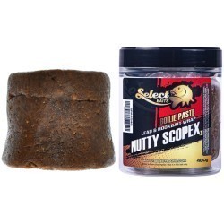 Pastă de boilies Select Baits Lead&Hookbait Wrap, Nutty Scopex, 400g