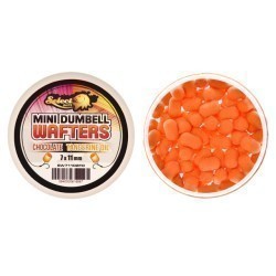 Mini dumbells critic echilibrate Select Baits Wafters, Chocolate&Tangerine Oil, 7-11mm/45g