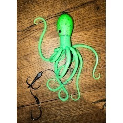 Teaser Țicu Fishing Octopus M2, 250g, Verde Chartreuse