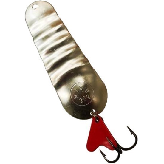Linguriță oscilantă Mișu Omidă, Argintată, Medie, 14g