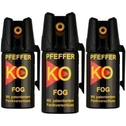 Spray autoapărare cu piper-dispersant Ballistol Pfeffer KO Fog, 50ml