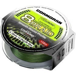 Fir textil Cormoran Corastrong 8Braid Smooth-Round Profile, Green, 0.20mm/15.1kg/300m