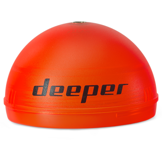 Carcasă pentru sonar Deeper Night Fishing Cover, Fluorescent Orange